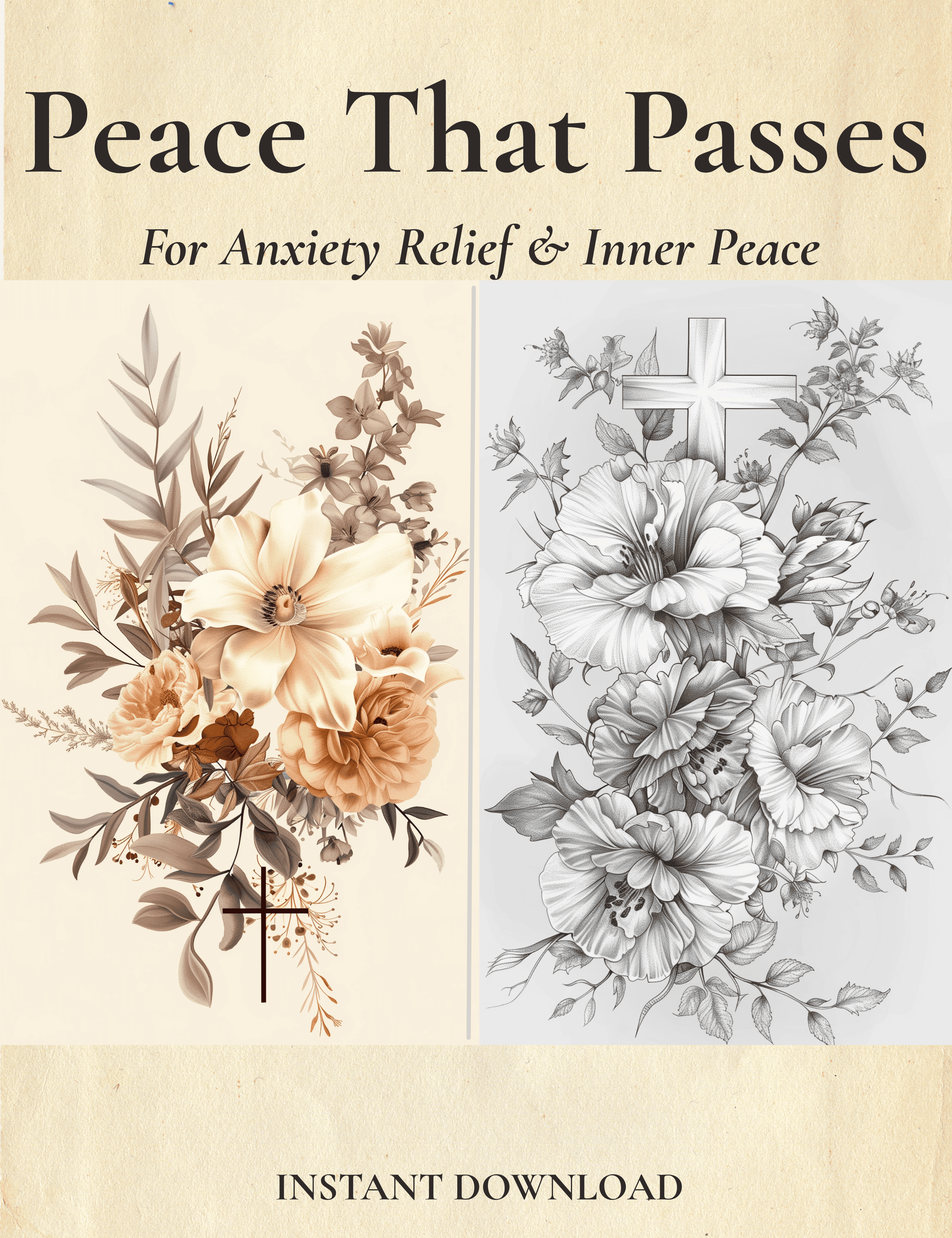 Peace That Passes - Scripture Coloring Pages Cover